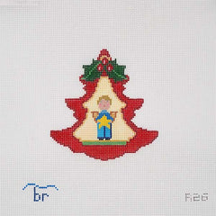 TRUNK SHOW: Blue Ridge Stitchery R26 Red Tree - Boy w/ Star