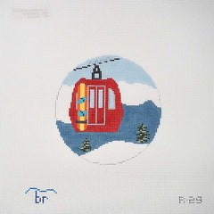 TRUNK SHOW: Blue Ridge Stitchery R29 Gondola - with Snowboard