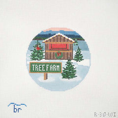 TRUNK SHOW: Blue Ridge Stitchery R30 - wi Seasons: Winter - Tree Farm
