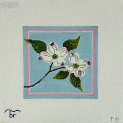 TRUNK SHOW: Blue Ridge Stitchery T16 White Dogwood Blossoms