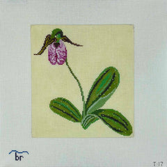 TRUNK SHOW: Blue Ridge Stitchery T17 Pink Lady's Slipper