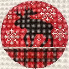 Alice Peterson X473 Red Flannel Moose