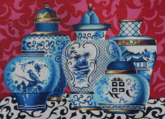 TRUNK SHOW: Colors of Praise MC315 Blue Vases