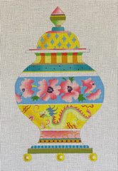TRUNK SHOW: Colors of Praise MC465 Oriental Dragon Vase