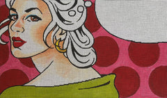 TRUNK SHOW: Colors of Praise PE201 Woman with White Hair and Text Bubble