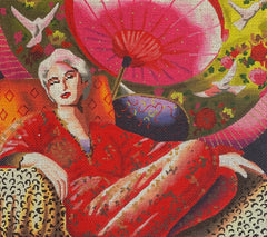 TRUNK SHOW: Colors of Praise PE110 Woman with Unbrella