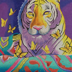 TRUNK SHOW: Colors of Praise AN365 Tiger with Butterflies