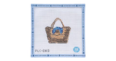 Penny Linn Designs #PLC-EH13 Summer Basket with Gingham Bow