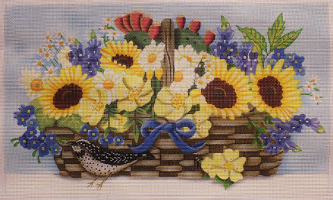 Melissa Shirley # 1600-B Sunflower Basket
