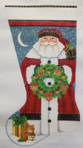 Melissa Shirley # 2037 Acorn Santa Stocking