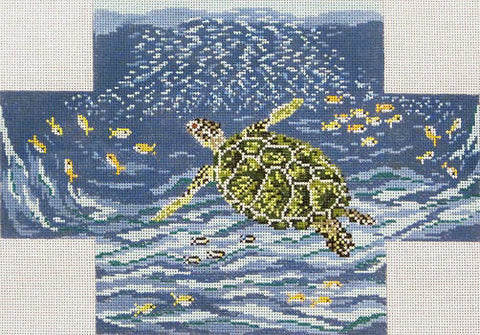 How to Paint Needlepoint Canvas - Likely By Sea