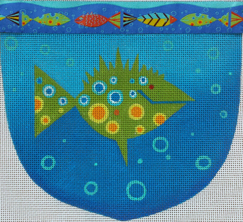 Zecca # ZE423 Fish Pouch with Ribbon